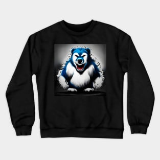 oso enfadado Crewneck Sweatshirt